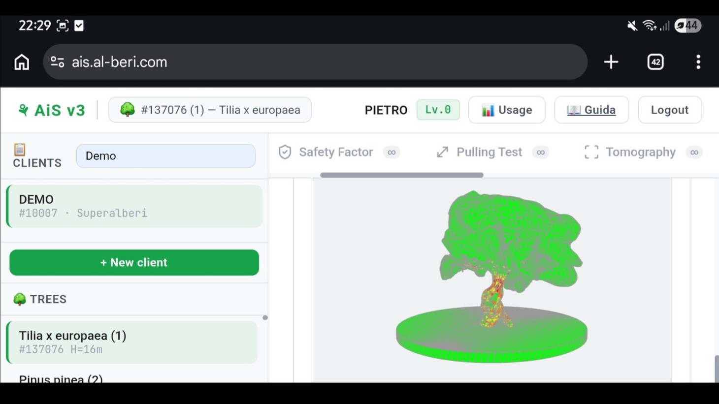 Fattore sicurezza alberi: calcolo, soglie e come usarlo in perizia — guida pratica di Pietro Maroè